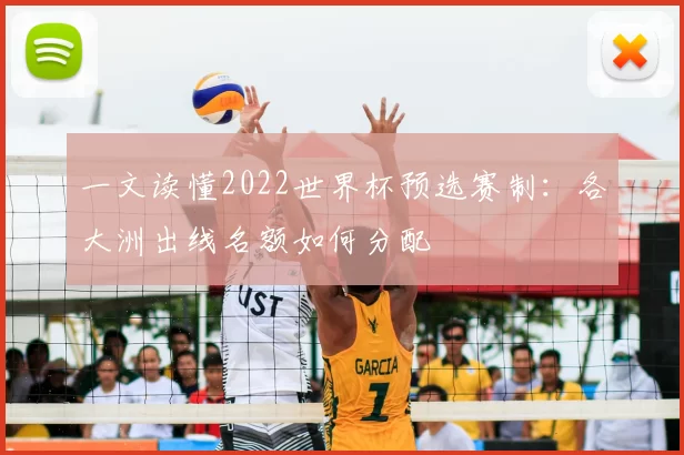 一文读懂2022世界杯预选赛制:各大洲出线名额如何分配